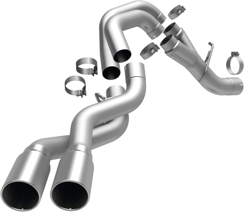 magnaflow 11-13 gm diesel aluminized pro dpf series filter-back performance exhaust system 18995