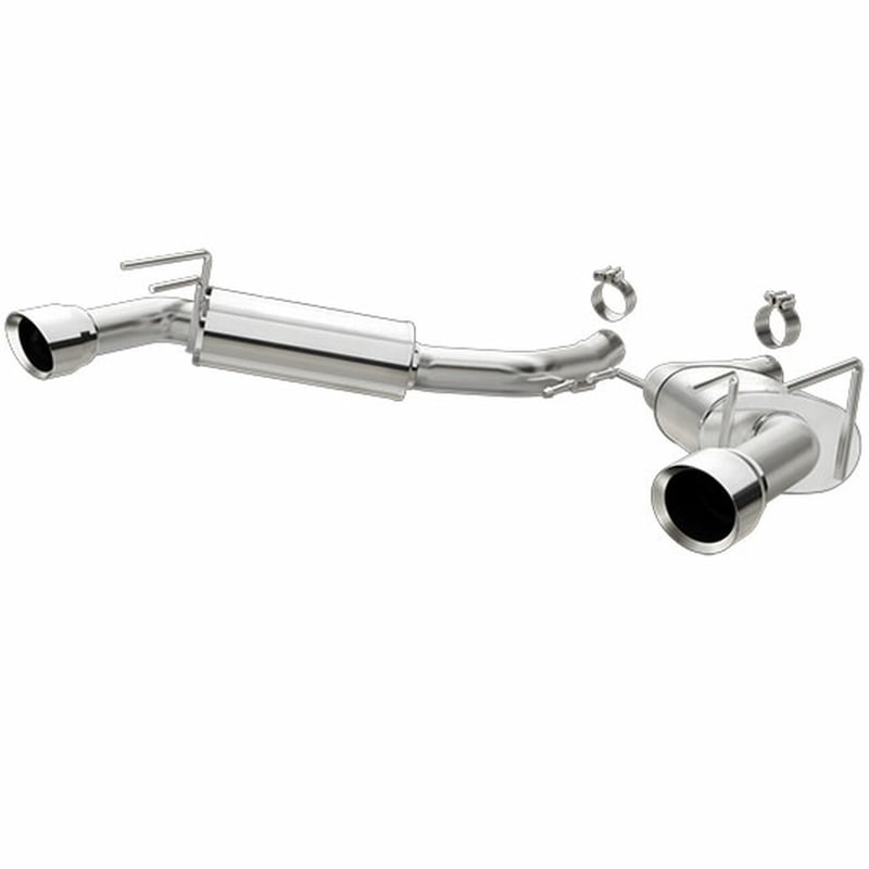 magnaflow 14-15 chevy camaro street series axle back 6.2l v8 ss polished dual split rear exit 19185