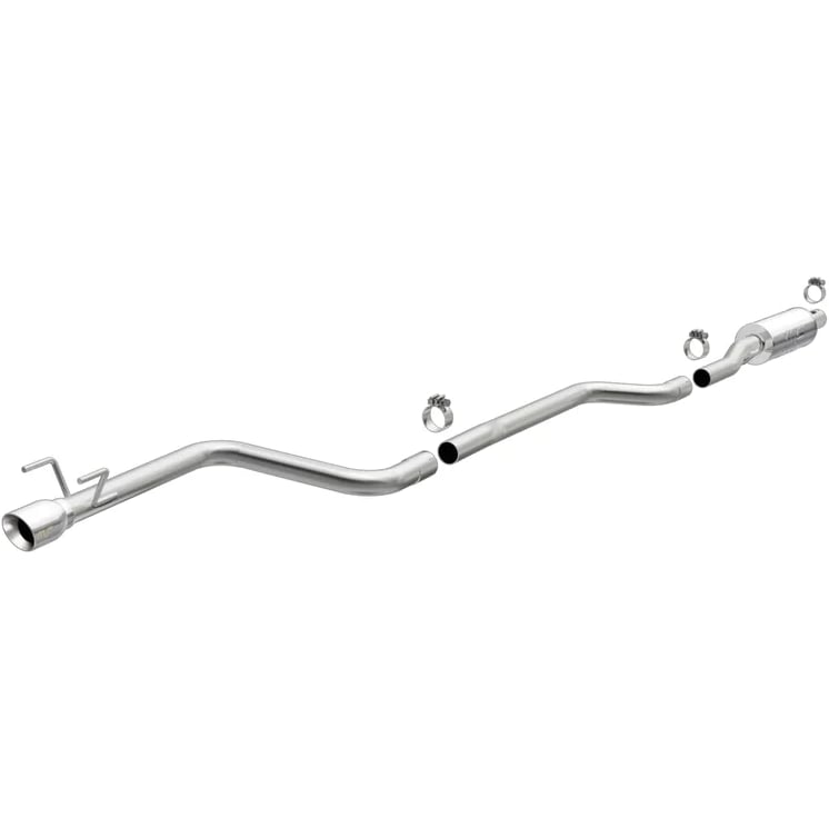 magnaflow catback 16-19 chevy cruze 1.4l street series single exit polished stainless exhaust 19269