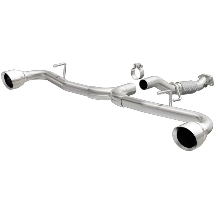 magnaflow cat-back 15-22 alfa romeo 4c 1.7l ss 2.5in dual split rear 4.in tips 19292