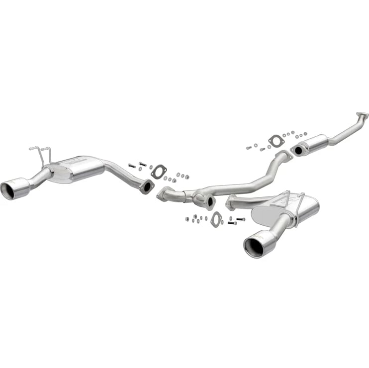 magnaflow cat-back 16-21 honda civic (sedan only) 1.5l l4 turbo 2.25in ss dual outlet 19312