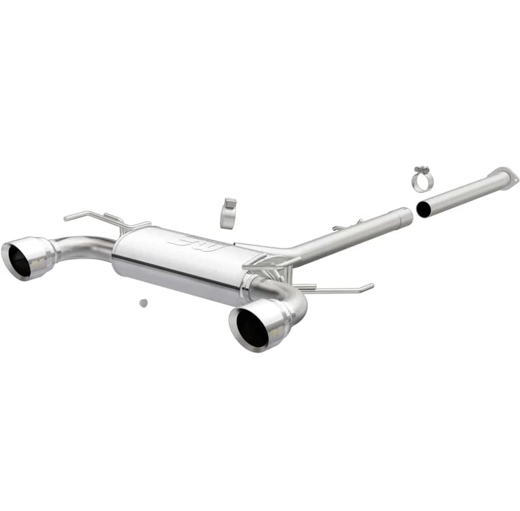 magnaflow cat-back 03-8 nissan 350z street ss 2.5in dual split rear exit polished 4.5in tips 19342