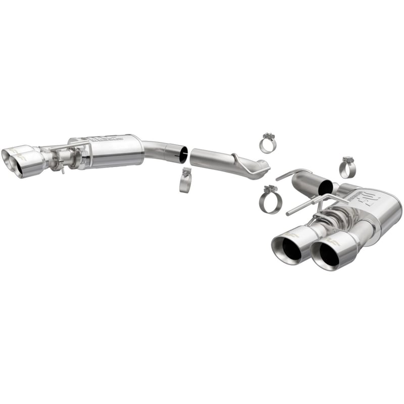 magnaflow 18-21 ford mustang gt competition series axle-back performance exhaust system 19418