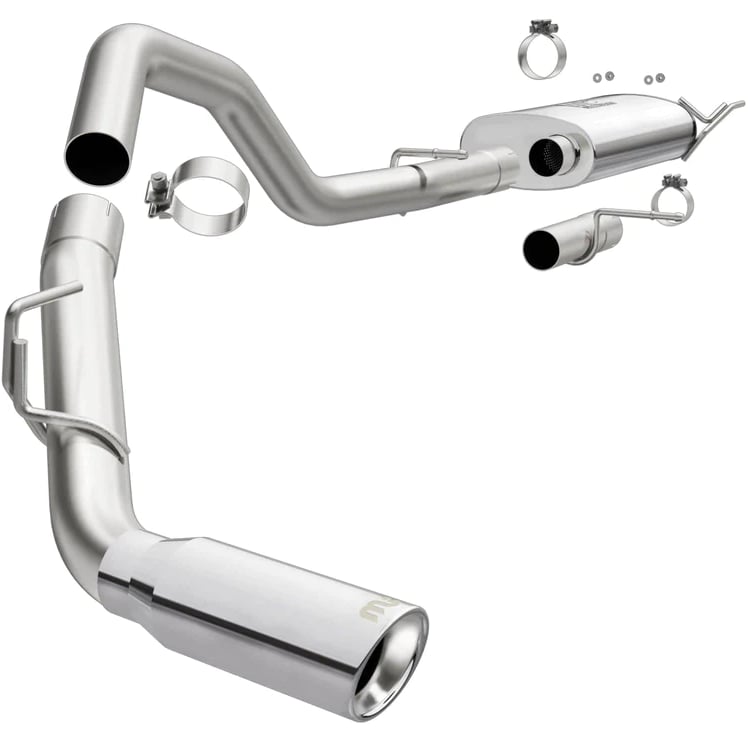 magnaflow catback 18-19 ford expedition v6 3.5l gas 3in polished stainless exhaust 19424