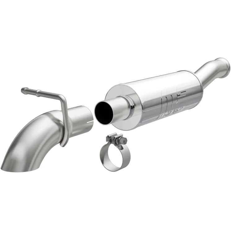 magnaflow 18-19 jeep wrangler 3.6l 2.5in turndown exit stainless steel cat-back exhaust 19431