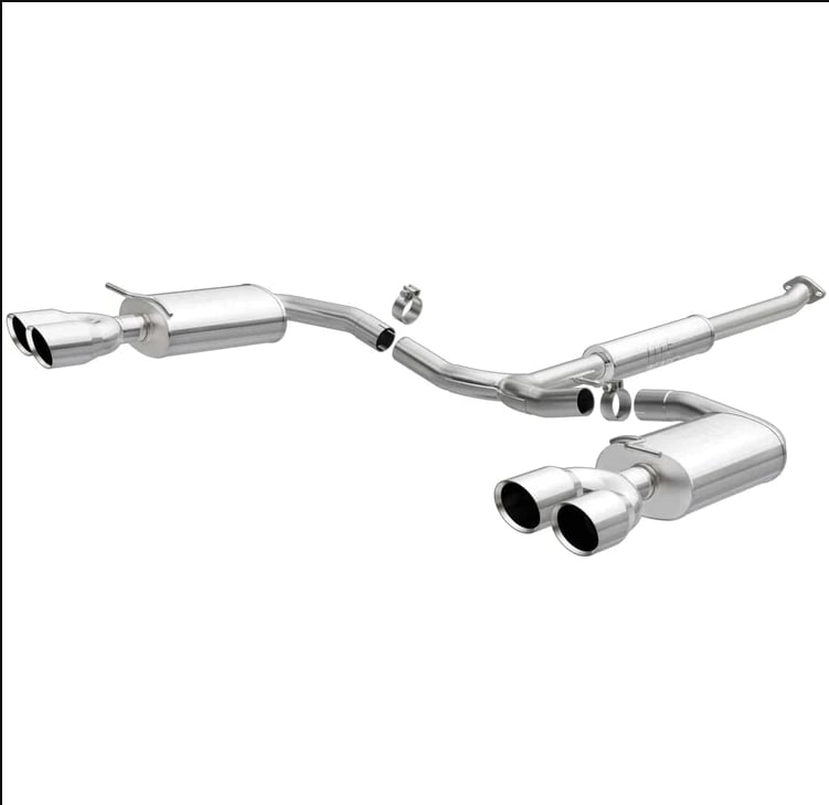 magnaflow 15-19 hyundai sonata l4 2.0l 2.5in pipe dia street series cat-back exhaust 19457