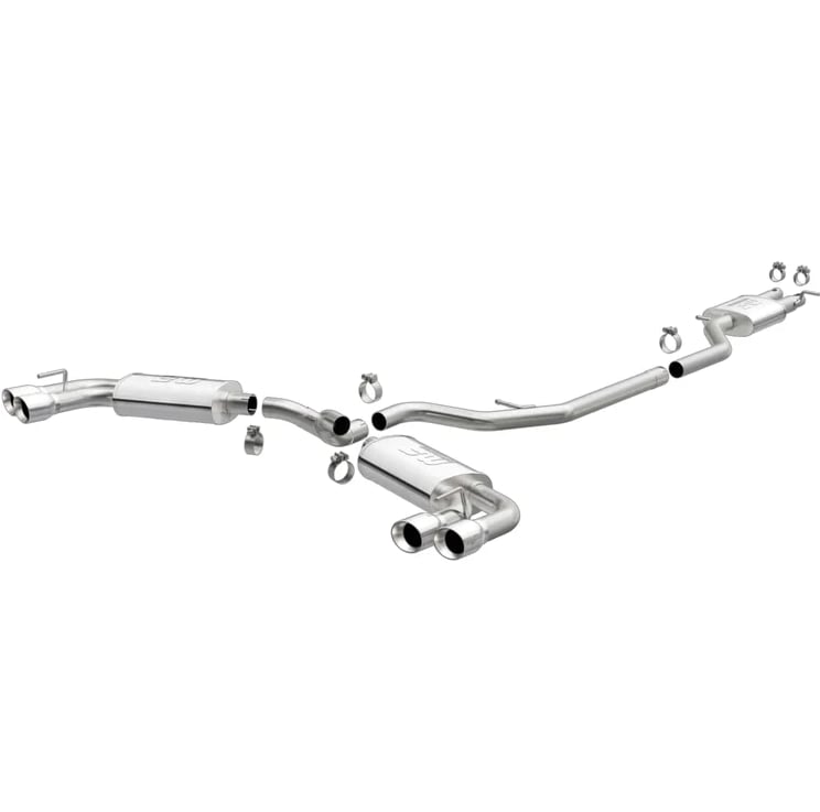 magnaflow 19-22 chevrolet blazer rs 3.6l 409ss street series cat-back exhaust w/polished tips 19466