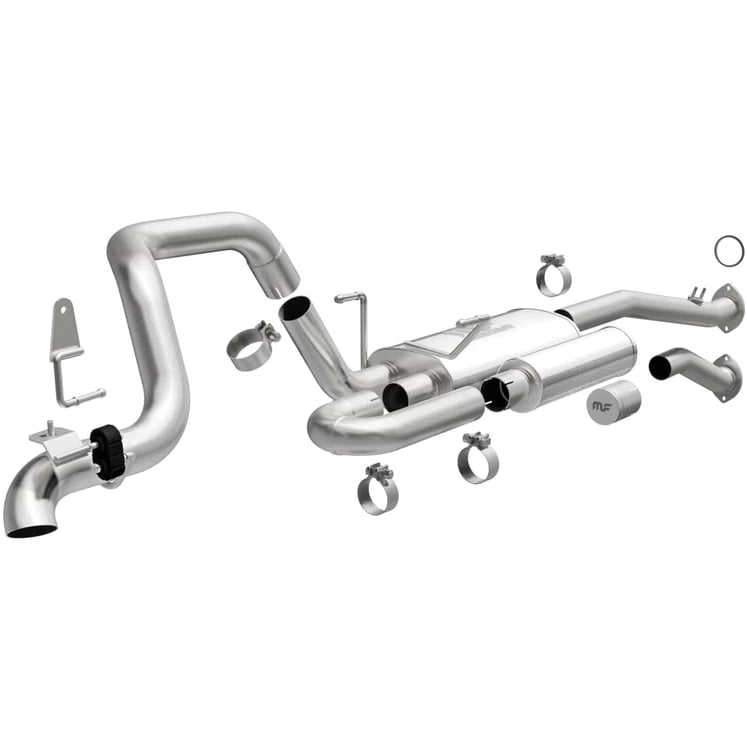 magnaflow 96-02 toyota 4runner overland series cat back performance exhaust 19538