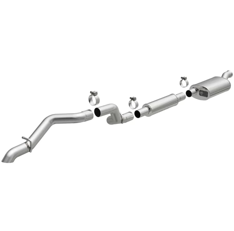 magnaflow 18-22 jeep wrangler jl overland series cat-back performance exhaust system 19592