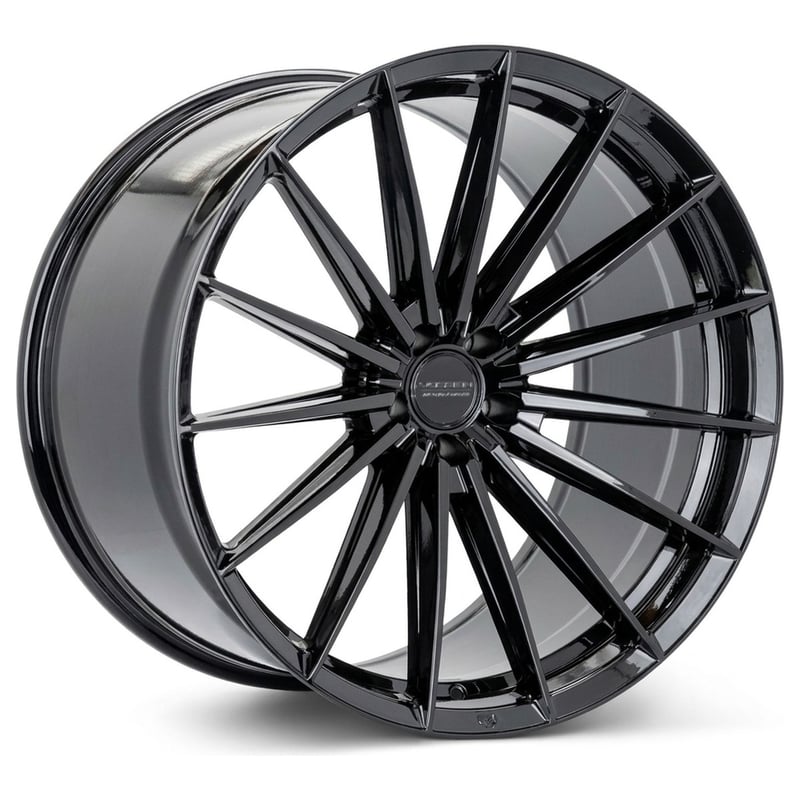 22x9.5 vossen hfx-4 gloss black (5-lug) (custom)