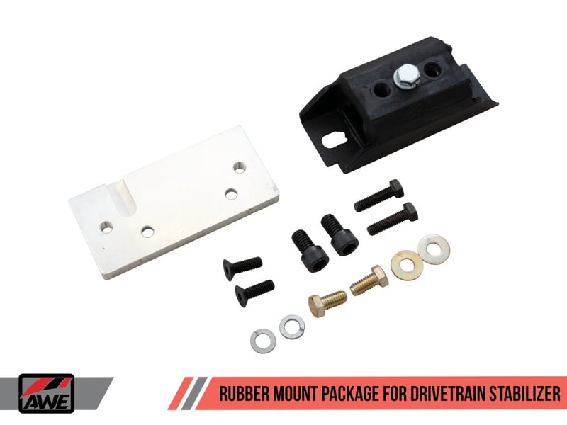 awe tuning drivetrain stabilizer (dts) mount package - rubber 2210-11016