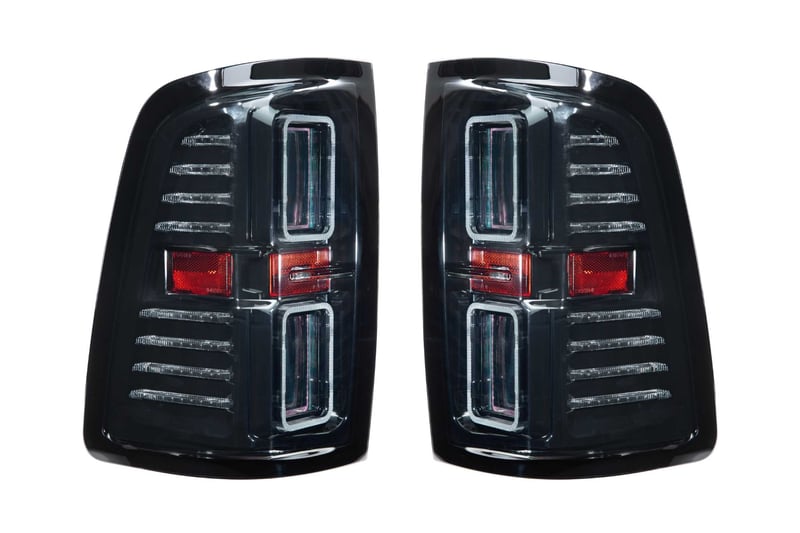 morimoto xb led tails: dodge ram 1500 (19+) (pair / smoked) lf519