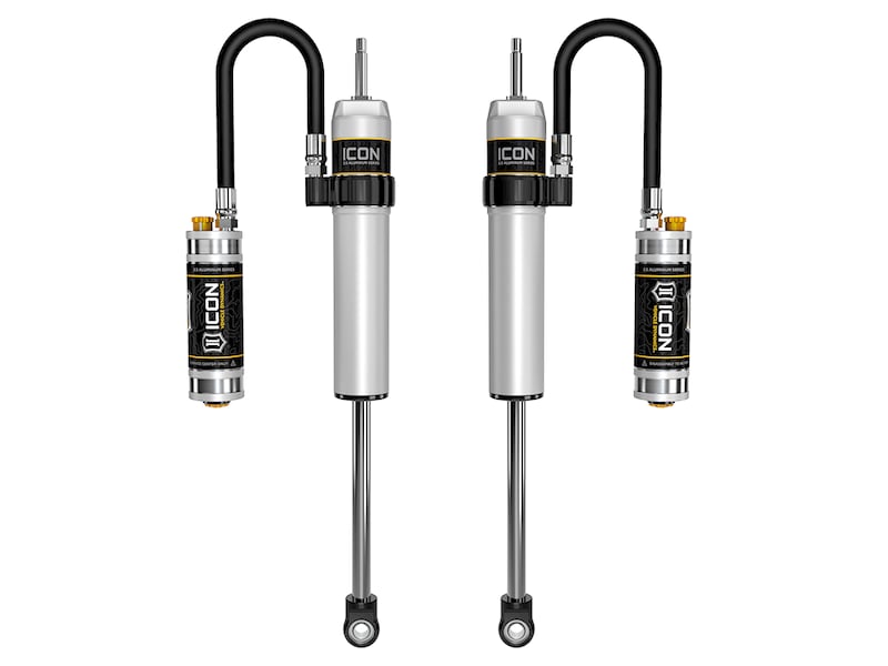 icon 2005-2023 toyota tacoma, 6" lift, rear, 2.5 vs remote reservoir w/ cdcv shocks, pair 57806cp