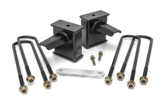 readylift 6.5" tall tapered block - 2-piece drive shaft - 2017-2022 ford super duty 26-2766