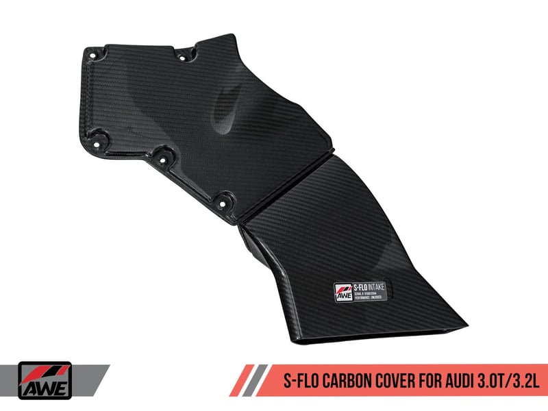 awe tuning audi 3.0t s-flo carbon cover 2660-11012