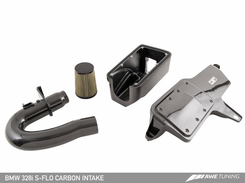 awe tuning bmw 228i/320i/328i/428i s-flo carbon intake 2660-13034