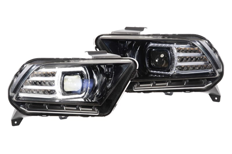 morimoto xb led headlights: ford mustang (10-12) (pair) lf440