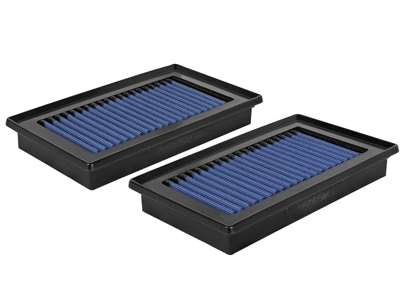 afe magnumflow oe replacement air filter w/ pro 5r media (pair) 14-19 infiniti q50 v6-3.5l/3.7l 30-10273-ma