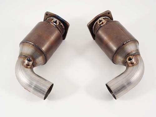 awe tuning 10-12 porsche 997.2tt performance high flow cat sections for oe muffler 3010-11084
