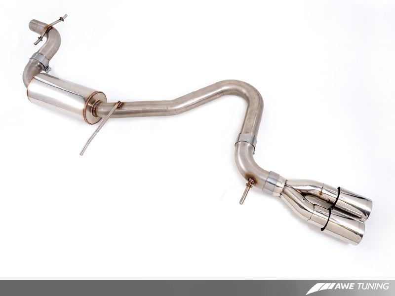 awe tuning 06-09 vw mk5 gti performance exhaust 3015-32038
