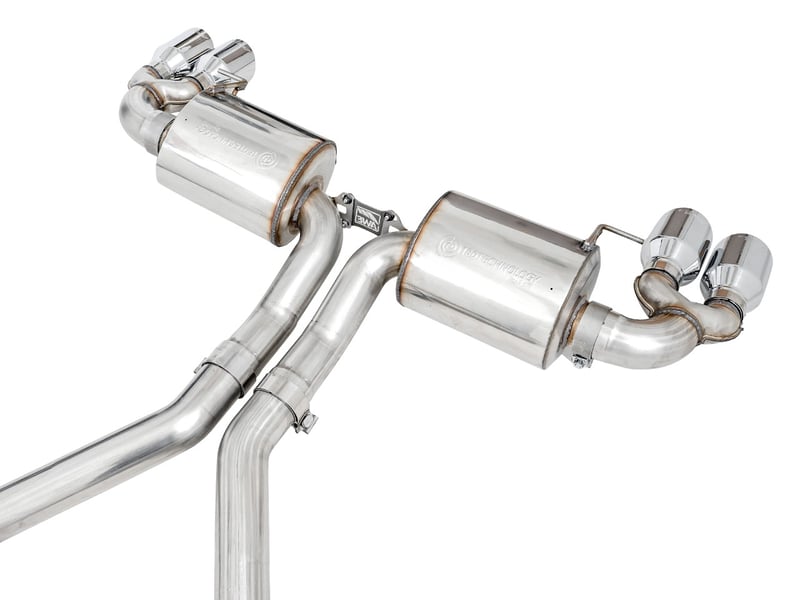awe tuning 19-22 bmw m340i (g20) resonated touring edition exhaust - quad diamond black tips 3015-43158