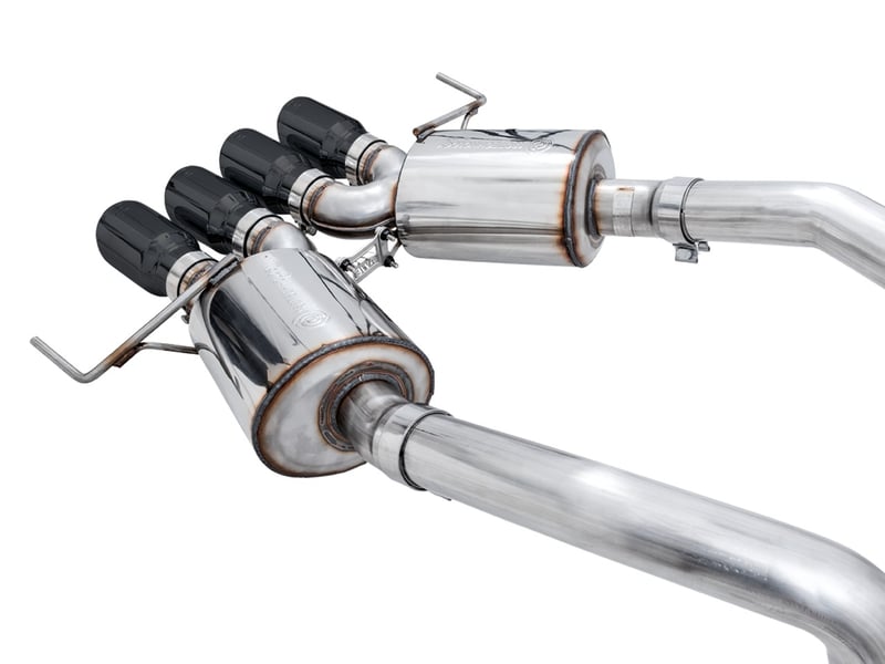 awe tuning 14-19 chevy corvette c7 z06/zr1 (w/o afm) touring edition axle-back exhaust w/black tips 3015-43143