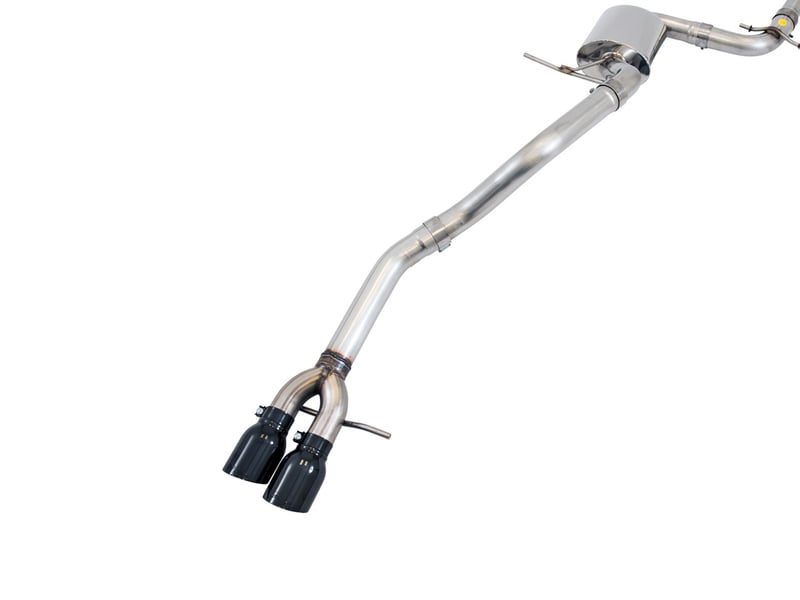 awe tuning 16-18 volkswagen jetta mk6 1.4t track edition exhaust - diamond black tips 3020-23034