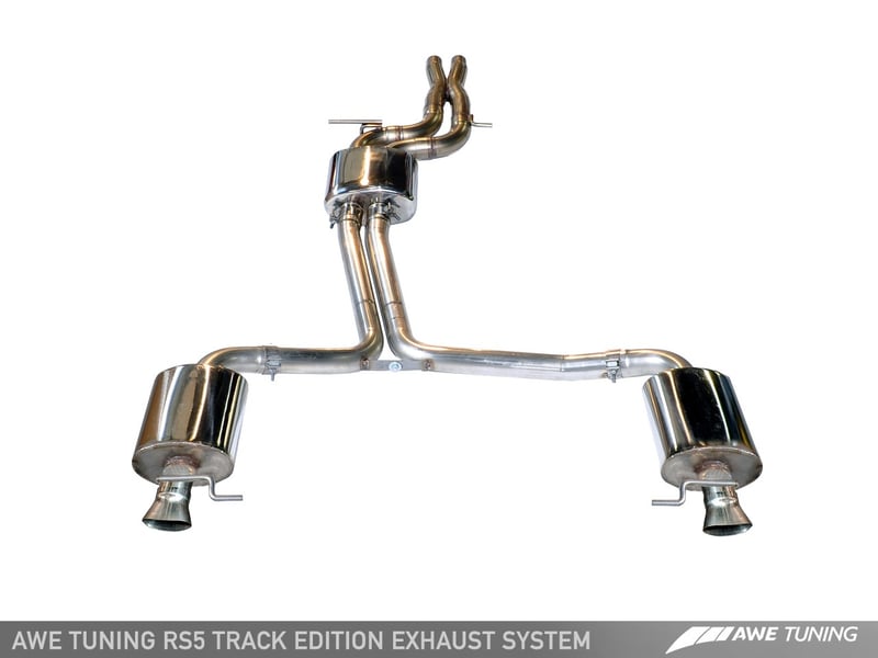 awe tuning 10-15 audi b8 / b8.5 rs5 track edition exhaust system 3020-32010