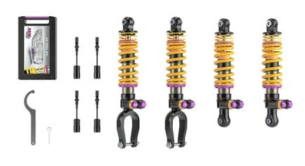 kw coilover kit v5 2014+ lamborghini huracan (incl spyder) w/ noselift / w/o elec. dampers 30911009