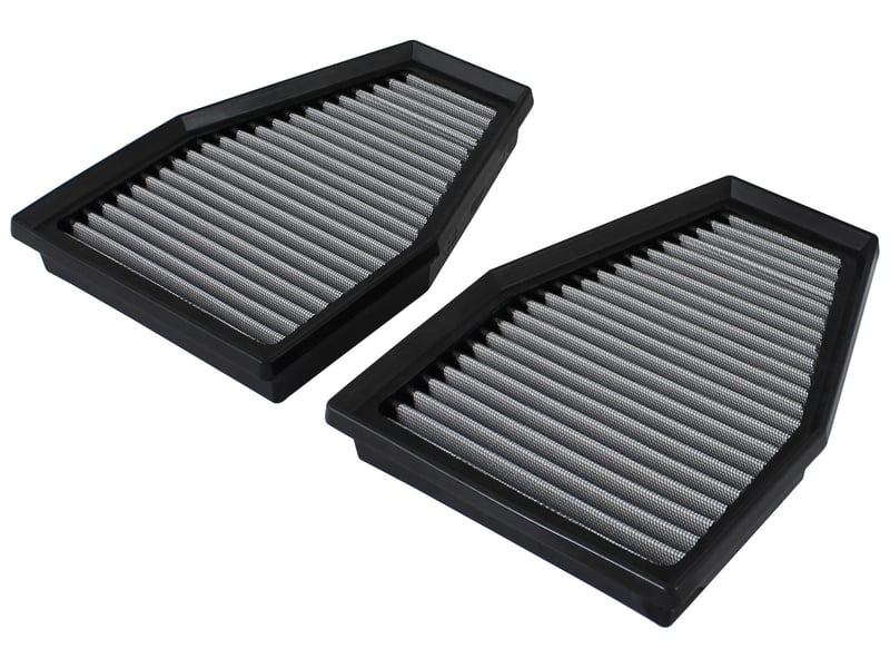 afe magnum flow oe replacement air filter pro dry s 12-15 porsche 911 (991) h6 3.4l/3.8l 31-10242