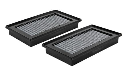 afe magnum flow pro dry s oe replacement filter (pair) 14-19 infiniti q50 v6 3.5l/3.7l 31-10273-ma