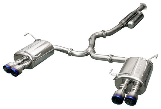 hks super turbo muffler 14+ subaru wrx sti (ej20) catback exhaust 31029-af013