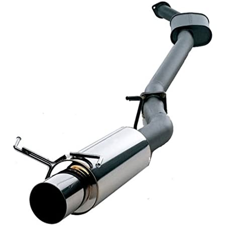 hks universal ss hi-power muffler (120mm tip / 75mm piping) 3106-ex007
