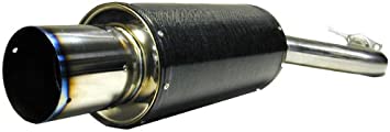 hks 02-07 wrx / 04-07 sti carbon ti exhaust 3112-ex005