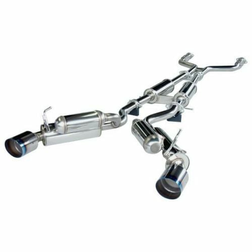 hks 08 infiniti g37 coupe dual hi-power titanium tip catback exhaust 32009-bn003