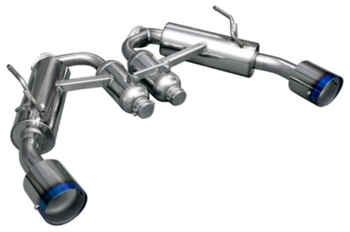 hks infiniti q50 vq37 dual hi-power titanium tip catback exhaust 32009-bn005
