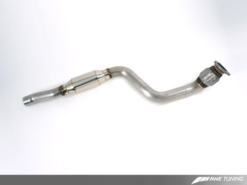 awe tuning audi b8 2.0t resonated performance downpipe for a4 / a5 3215-11020