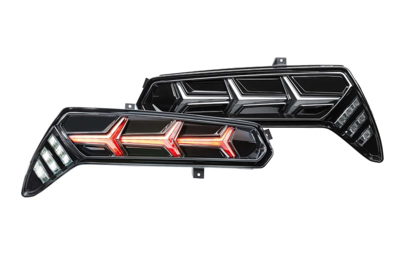 morimoto xb led tails: chevrolet corvette (14-18) (pair / smoked) lf464