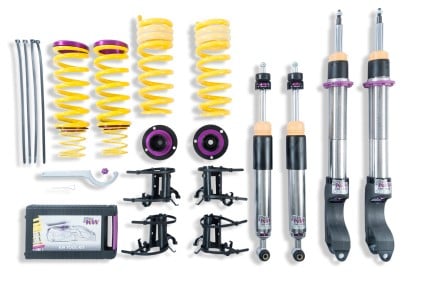 kw coilover kit v3 2018+ mercedes e-class (w213) e300/e400 4matic sedan w/o electronic dampening 3522500b