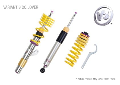 kw coilover kit v3 vw passat (3c/b6/b7) wagon; 2wd + syncro 4wd; all engines w/o dcc 35280087