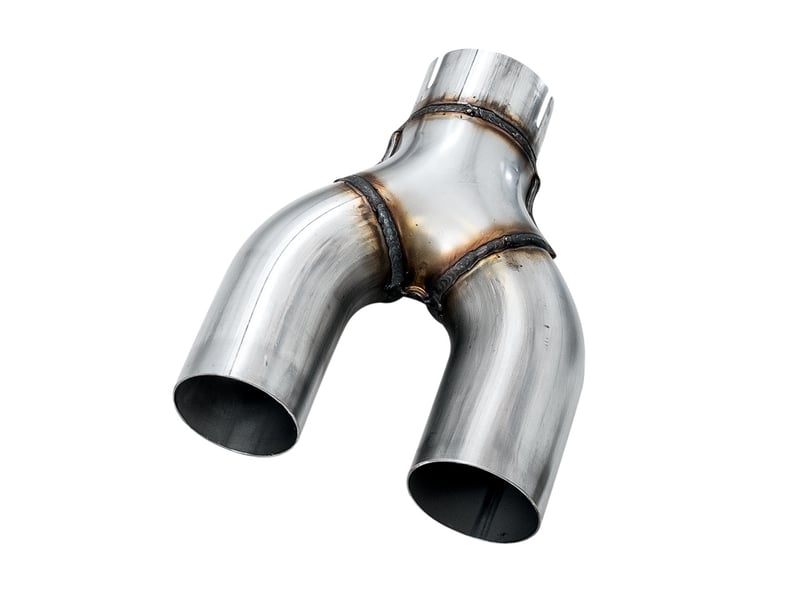 awe tuning 17-21 honda civic si 1.5l / type r 2.0l turbo triple-to-dual tip conversion kit 3810-31016
