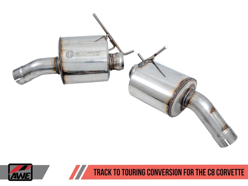 awe tuning 20-22 chevrolet corvette (c8) track-to-touring conversion kit 3815-11045