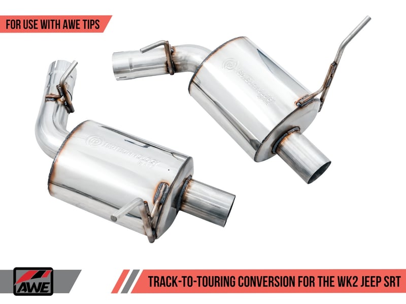awe tuning 14-21 jeep grand cherokee srt track-to-touring conversion kit (use w/awe tips) 3815-31009