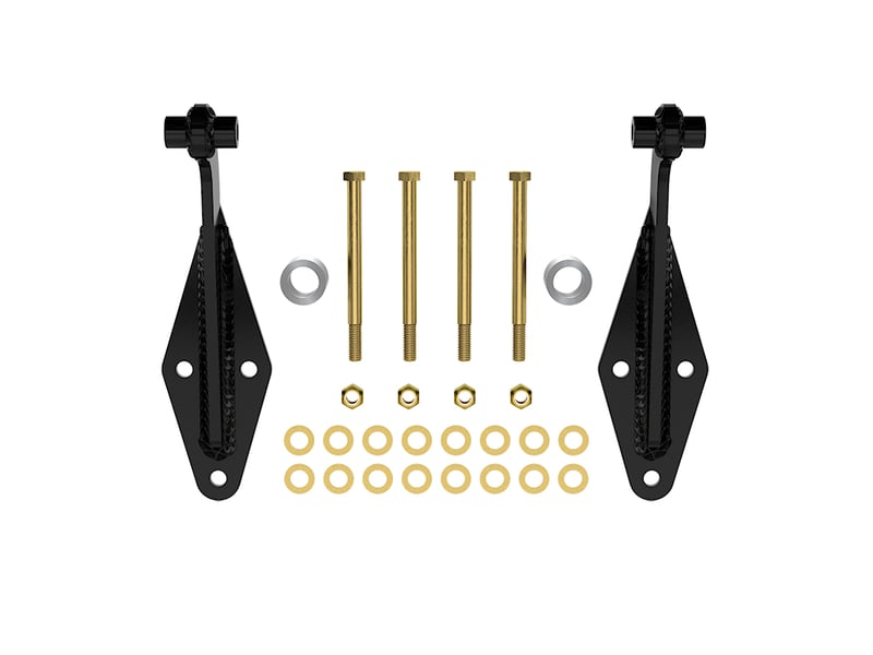 icon 1999-2004 ford f-250/f-350 super duty, front, dual shock mount kit 39010
