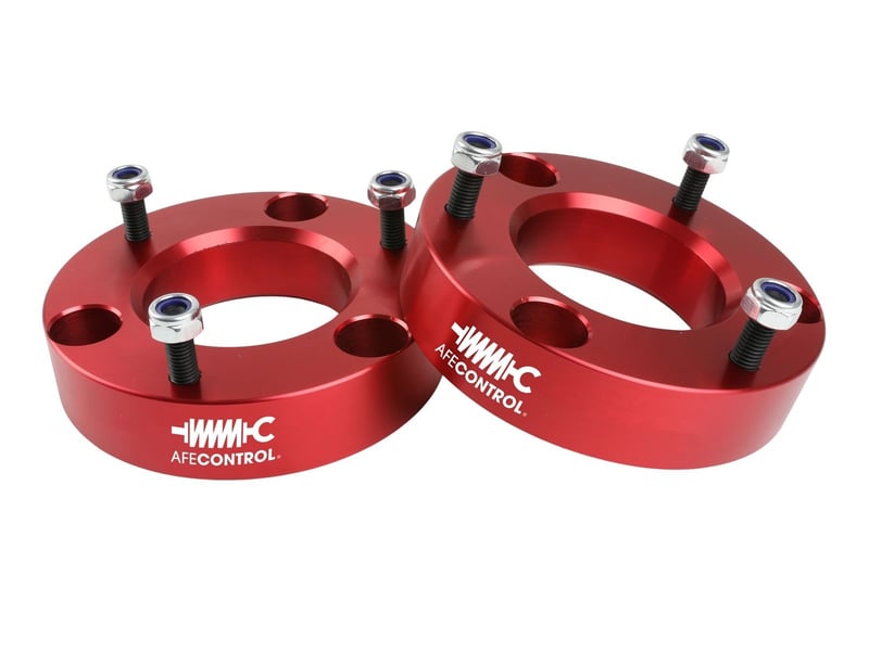 afe control 2.0 in leveling kit 04-21 ford f-150 - red 416-30t001-r