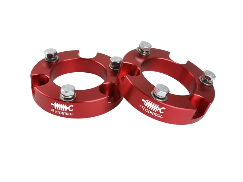 afe control 2.0 in leveling kit 05-21 toyota 4runner/fj cruiser/tacoma - red 416-72t001-r