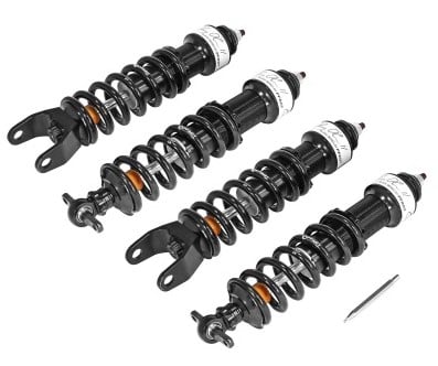 afe control johnny oconnell black series single adjustable coilover system; chevy corvette (c5/c6) 430-401003-j