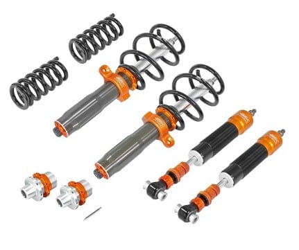 afe control featherlight single adjustable street/track coilover system 14-15 bmw m3/m4 (f80/82/83) 430-503001-n
