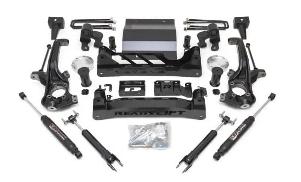 readylift 6'' lift kit gm silverado/sierra 2500hd/3500hd w/ sst 3000 shocks 2020-2022 44-3060