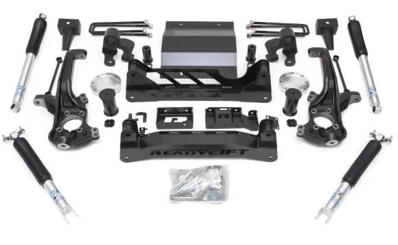readylift 6'' lift kit gm silverado/sierra 2500hd/3500hd w/bilstein shocks 2020-2022 44-3061